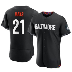 Men's Baltimore Orioles Austin Hays Authentic Black 2023 City Connect Jersey