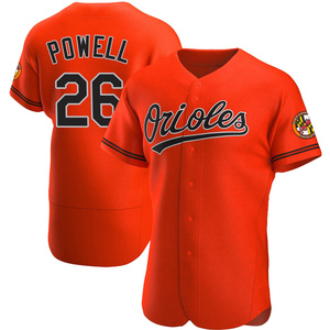 Men's Baltimore Orioles Boog Powell Authentic Orange Alternate Jersey