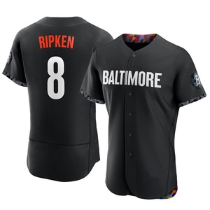 Men's Baltimore Orioles Cal Ripken Authentic Black 2023 City Connect Jersey
