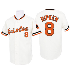 Men's Baltimore Orioles Cal Ripken Authentic White 1970 Throwback Jersey