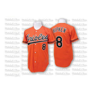 Men's Baltimore Orioles Cal Ripken Replica Orange 1989 Throwback Jersey