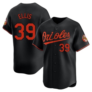 Men's Baltimore Orioles Chris Ellis Limited Black Alternate Jersey