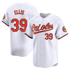 Men's Baltimore Orioles Chris Ellis Limited White Home Jersey