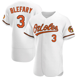 Men's Baltimore Orioles Curt Blefary Authentic White Home Jersey