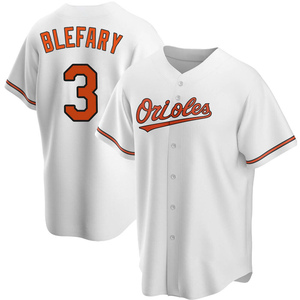 Men's Baltimore Orioles Curt Blefary Replica White Home Jersey