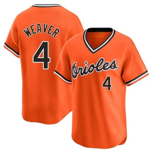 Men's Baltimore Orioles Earl Weaver Limited Orange Cooperstown Collection Jersey