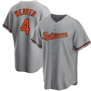 Men's Baltimore Orioles Earl Weaver Replica Gray Road Jersey