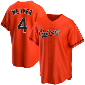 Men's Baltimore Orioles Earl Weaver Replica Orange Alternate Jersey