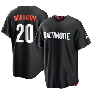 Men's Baltimore Orioles Frank Robinson Replica Black 2023 City Connect Jersey