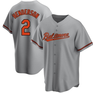 Men's Baltimore Orioles Gunnar Henderson Replica Gray Road Jersey