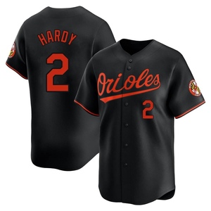 Men's Baltimore Orioles J.J. Hardy Limited Black Alternate Jersey