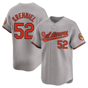 Men's Baltimore Orioles Joey Krehbiel Limited Gray Road Jersey