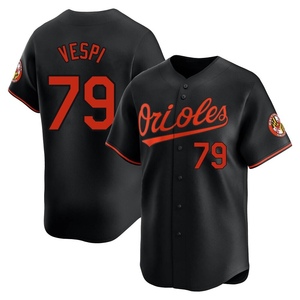 Men's Baltimore Orioles Nick Vespi Limited Black Alternate Jersey