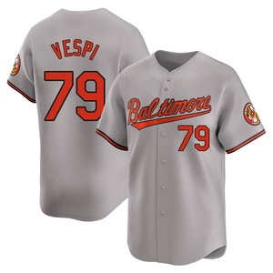 Men's Baltimore Orioles Nick Vespi Limited Gray Road Jersey