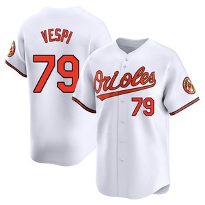 Men's Baltimore Orioles Nick Vespi Limited White Home Jersey