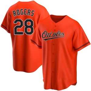Men's Baltimore Orioles Trevor Rogers Replica Orange Alternate Jersey