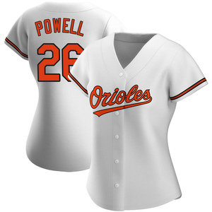 Women's Baltimore Orioles Boog Powell Authentic White Home Jersey