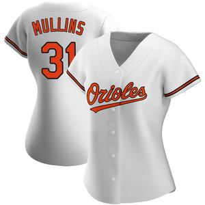 Women's Baltimore Orioles Cedric Mullins Replica White Home Jersey