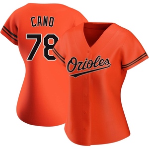 Women's Baltimore Orioles Yennier Cano Authentic Orange Alternate Jersey