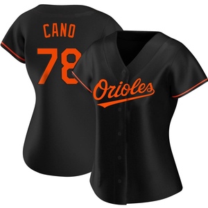 Women's Baltimore Orioles Yennier Cano Replica Black Alternate Jersey