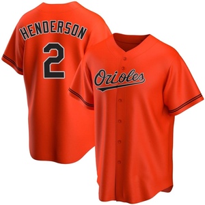 Youth Baltimore Orioles Gunnar Henderson Replica Orange Alternate Jersey
