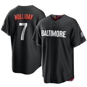 Youth Baltimore Orioles Jackson Holliday Replica Black 2023 City Connect Jersey